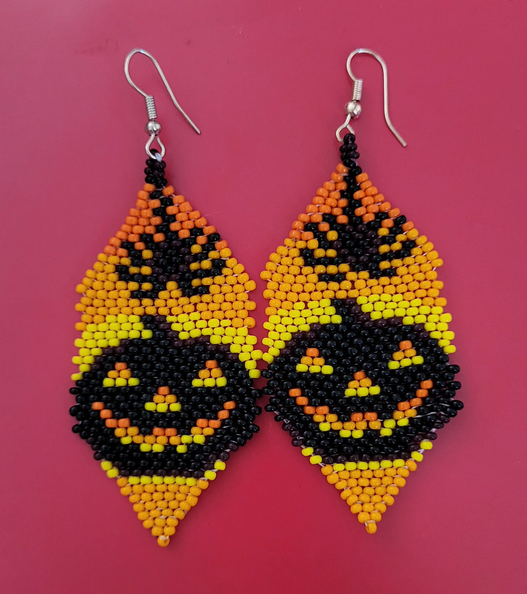 Danielle Redgun Spider Pumpkin Earring