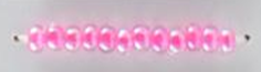 Inside Color Lustered Seed Beads Size 11/0 - Petunia