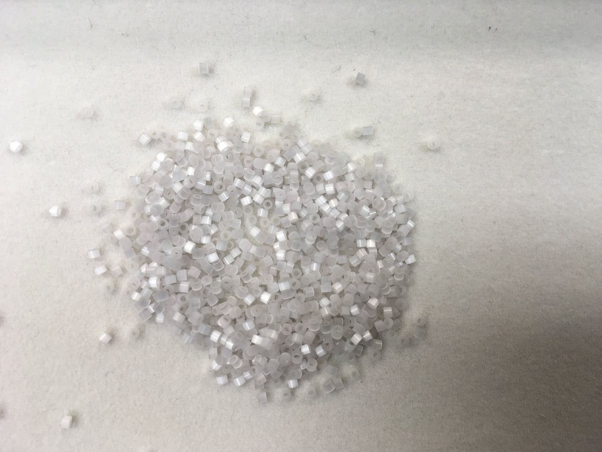 1.6mm Size 15/0 24g tube Cylindica Seed Beads Ash Grey
