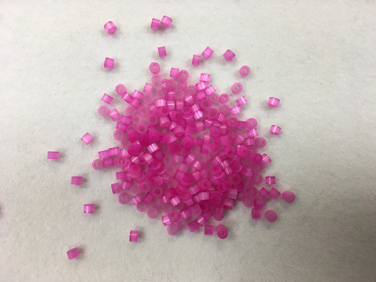 2.5mm Size 15/0 24g tube Cylindica Seed Beads Lipstick