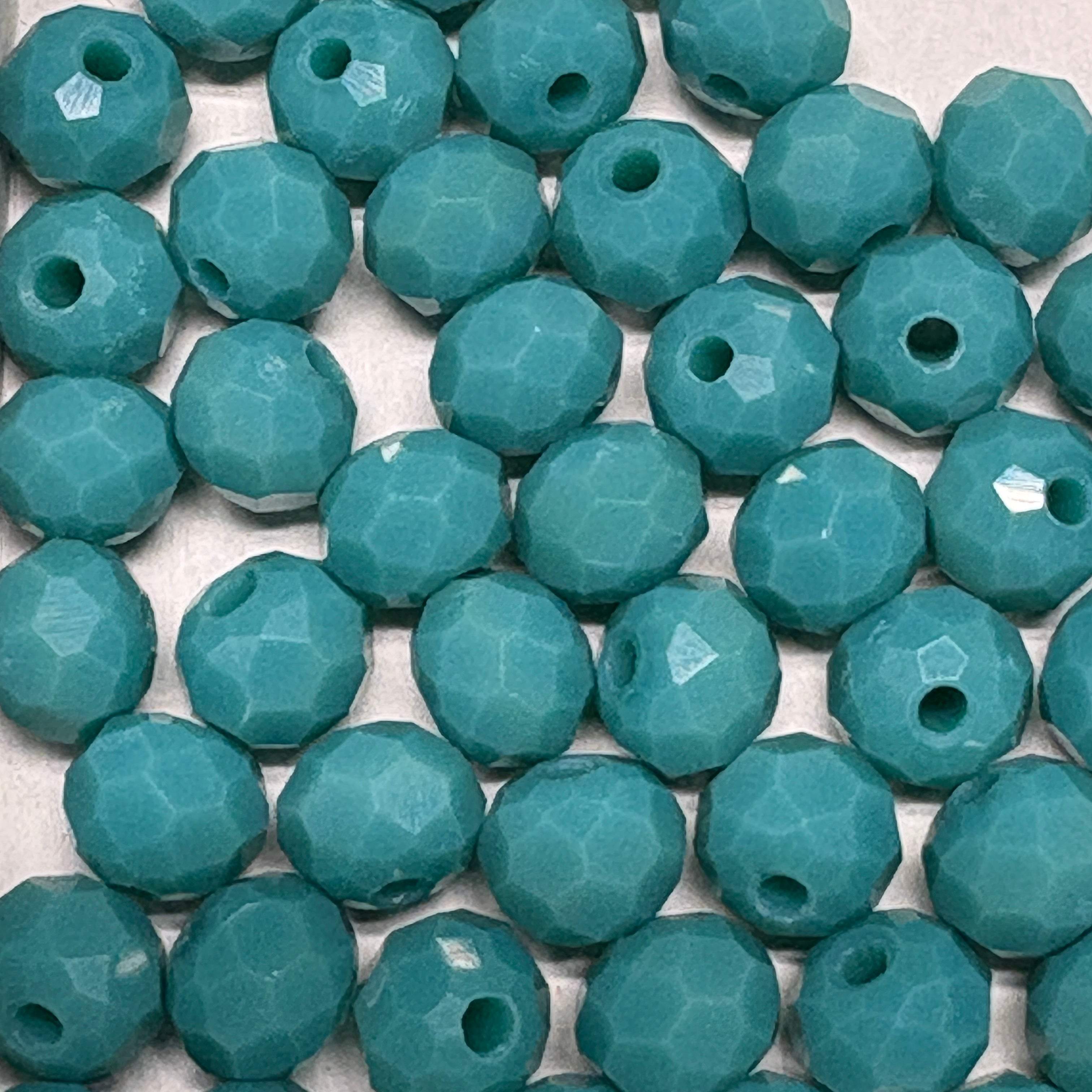 6mm Rondelle Glass Bead - Crystal Sunset