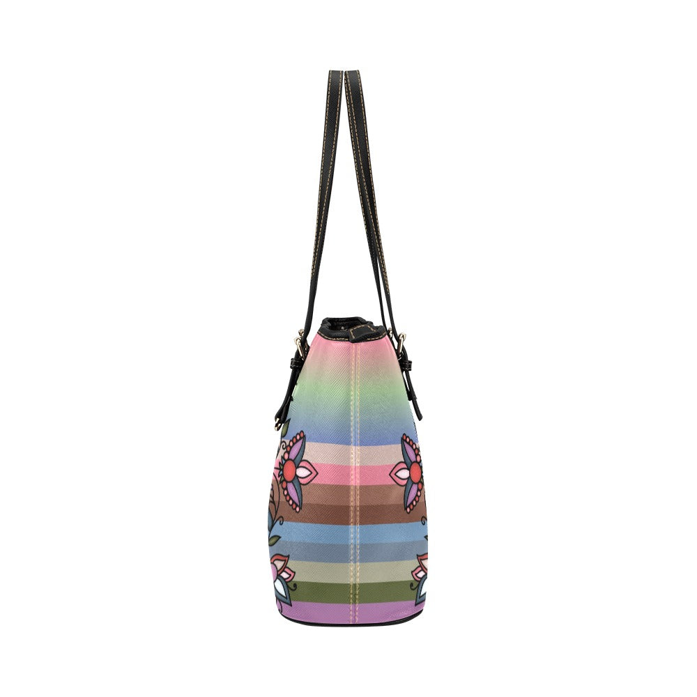 Glacial Gardenia Tote Handbag