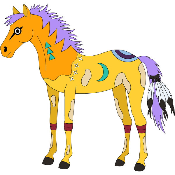 Horse 12 2inch by 2inch Vinyl Sticker