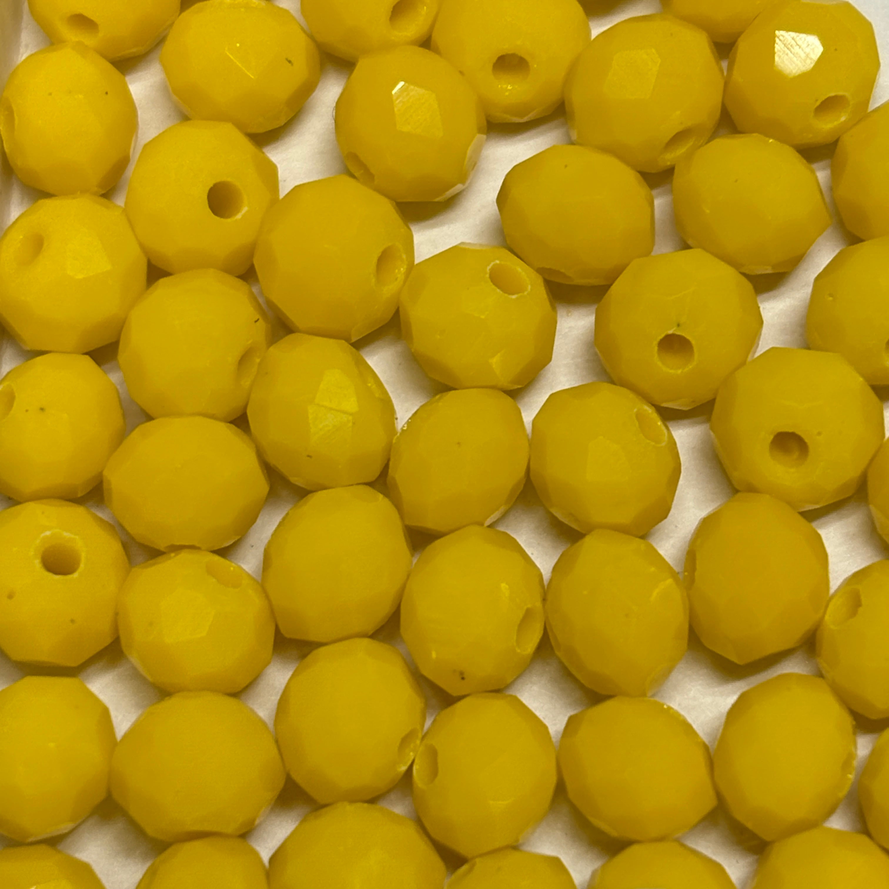 6mm Rondelle Glass Bead - Sweetgrass