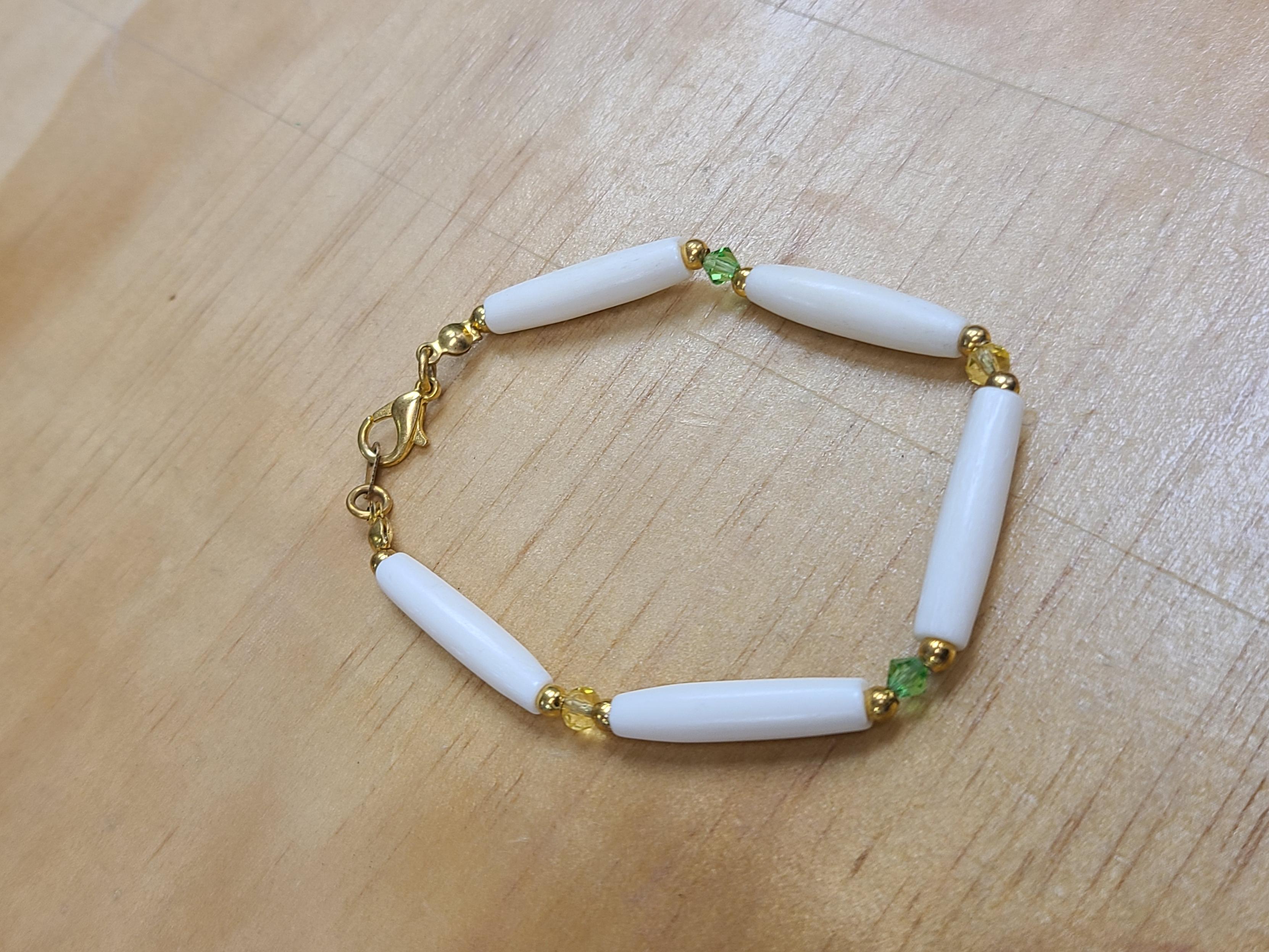 Kida Luttrell Bone Pipe Bracelet