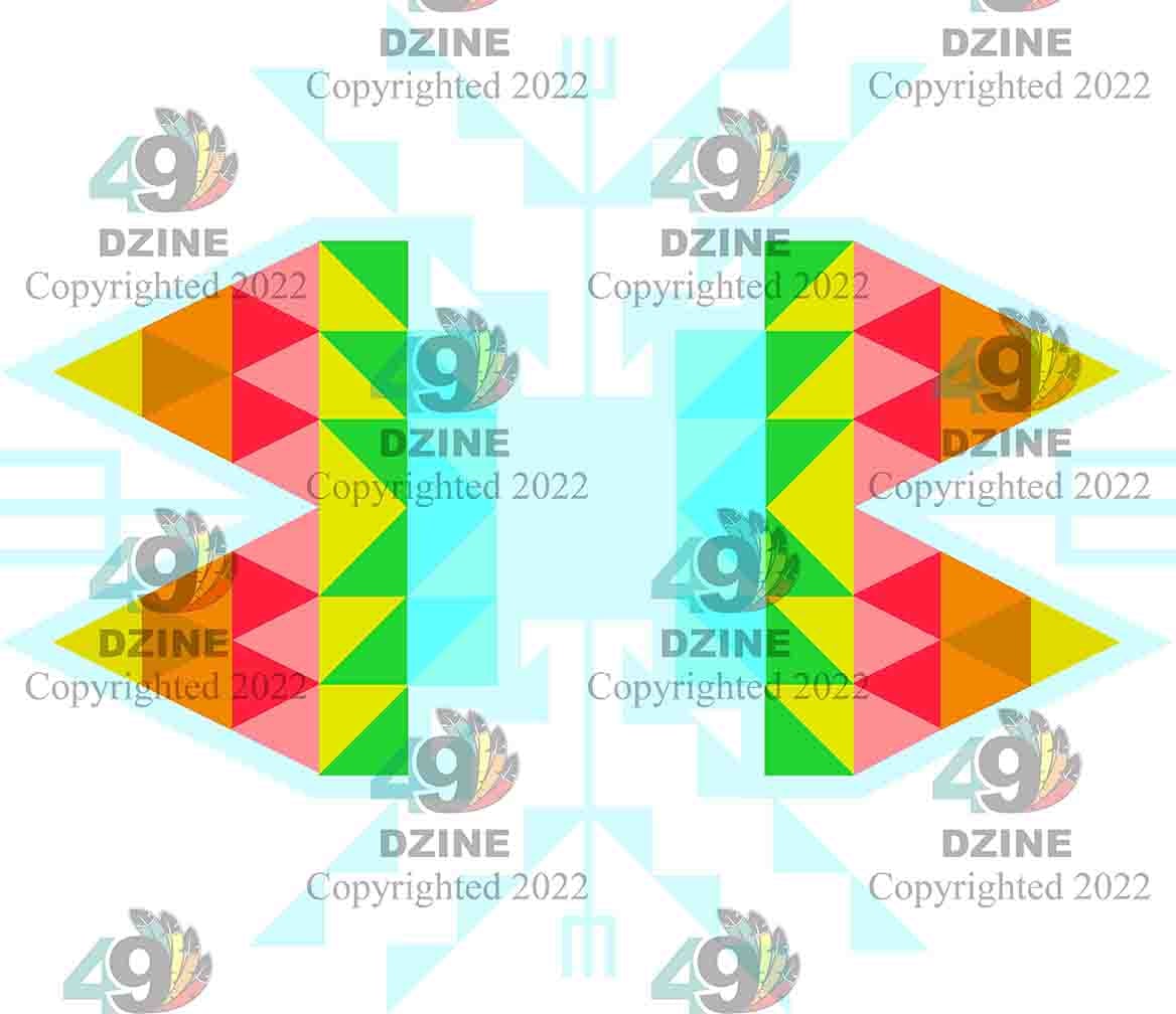11-inch Geometric Transfer Sacred Trust