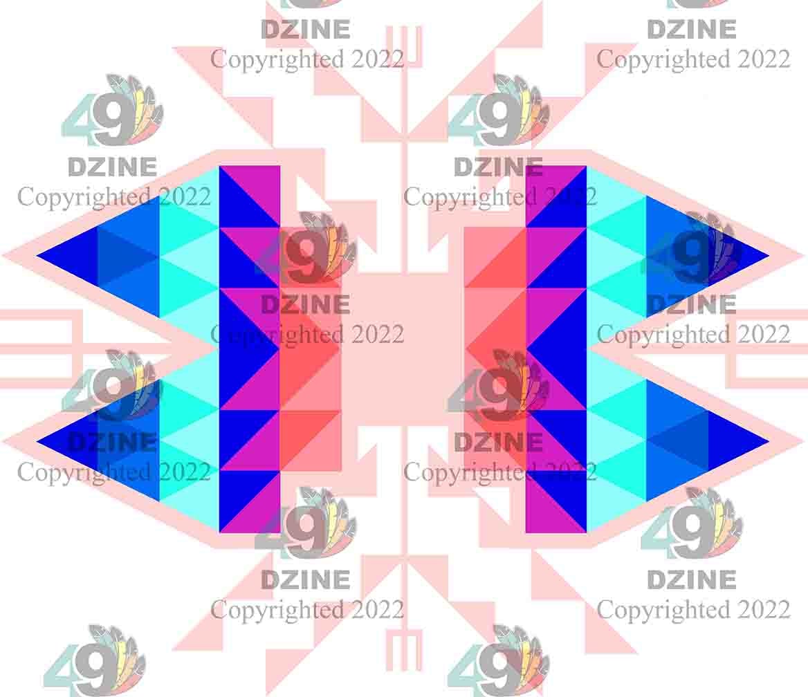 11-inch Geometric Transfer Sacred Trust