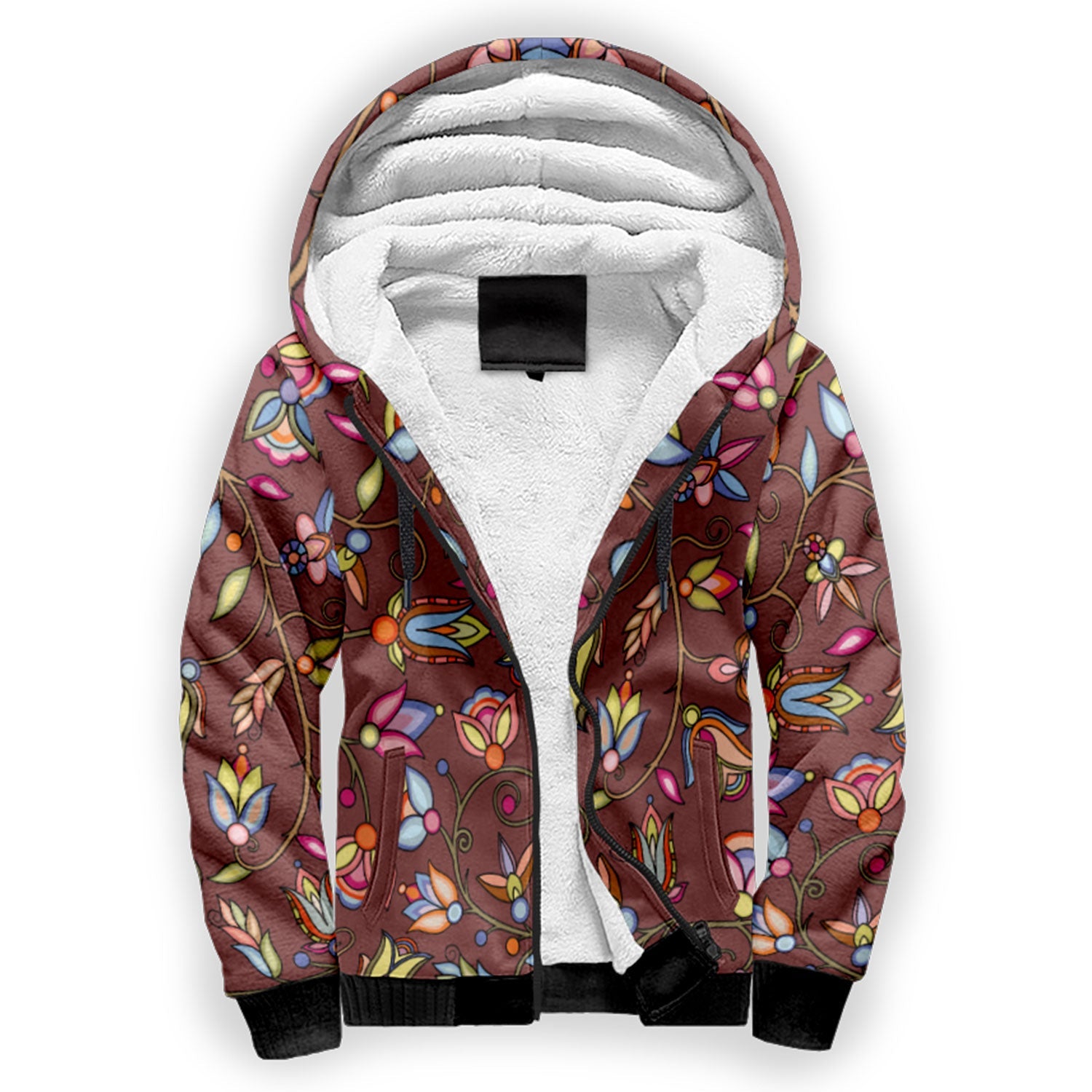 Buffalo Bloom Clay Sherpa Hoodie