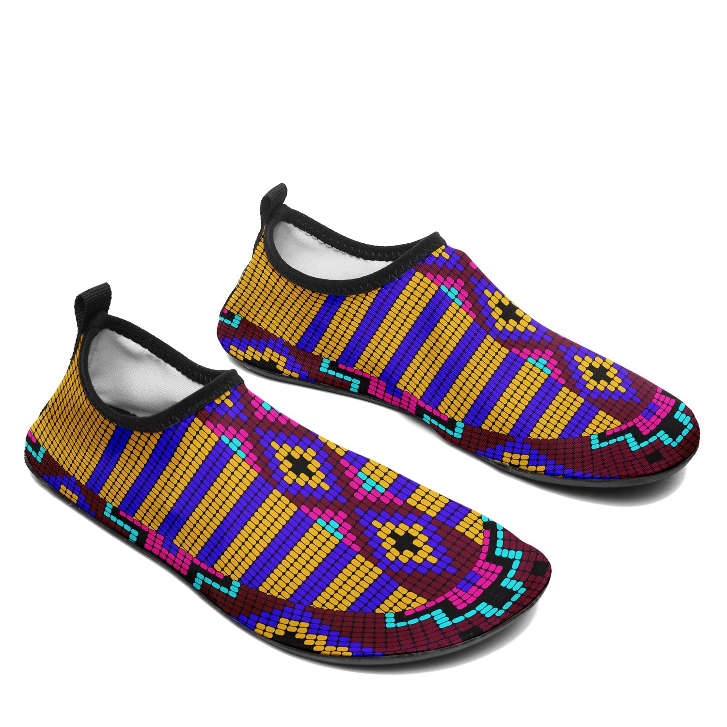 Kids Traditional Powwow 10 Sockamoccs Slip On Shoes