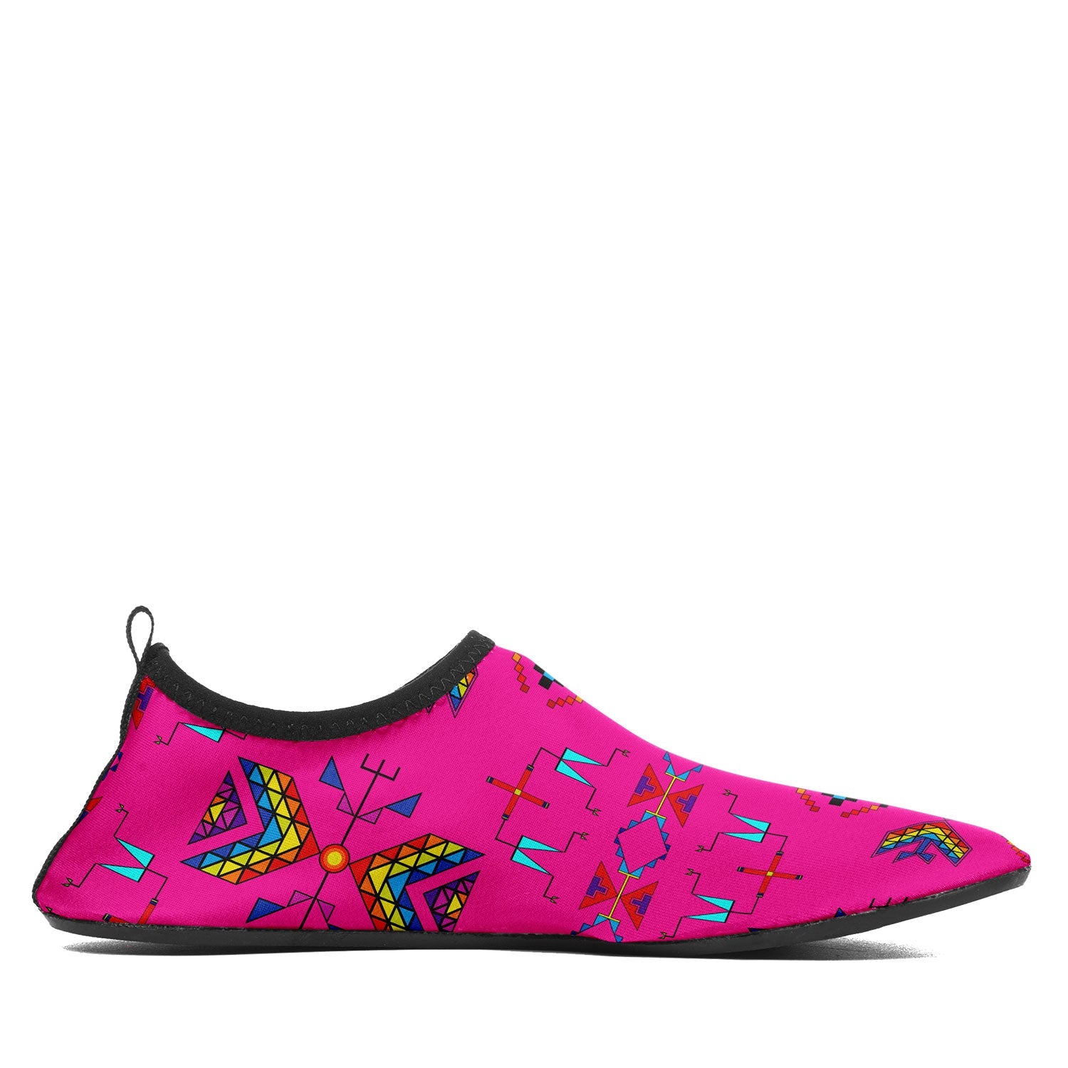 Rainy Chief Rainbow Hot Pink Sockamoccs