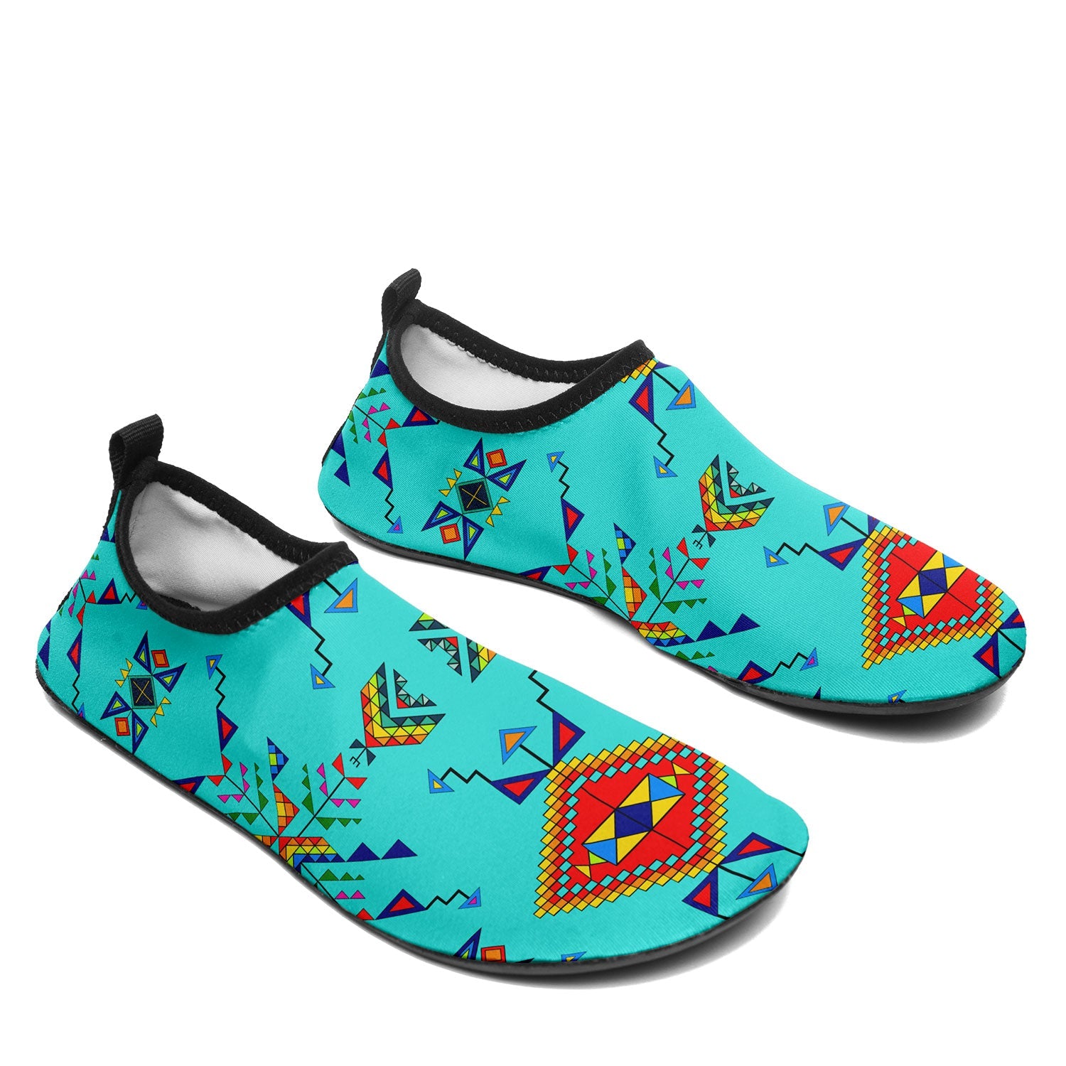 Buffalo Jump Turquoise Sockamoccs