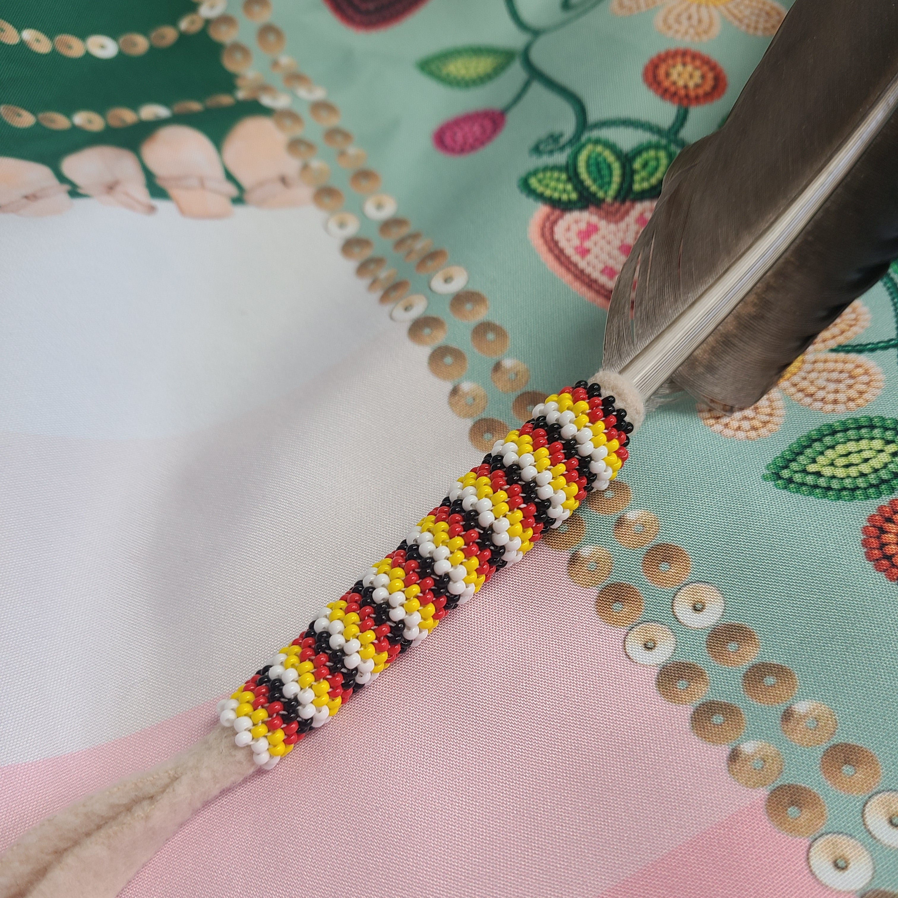 Peyote Stitch Beaded Feather Class