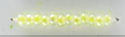 Inside Color Lustered Seed Beads Size 11/0 - Lemonade
