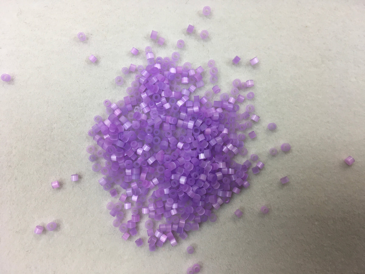 1.6mm Size 15/0 24g tube Cylindica Seed Beads Eggplant