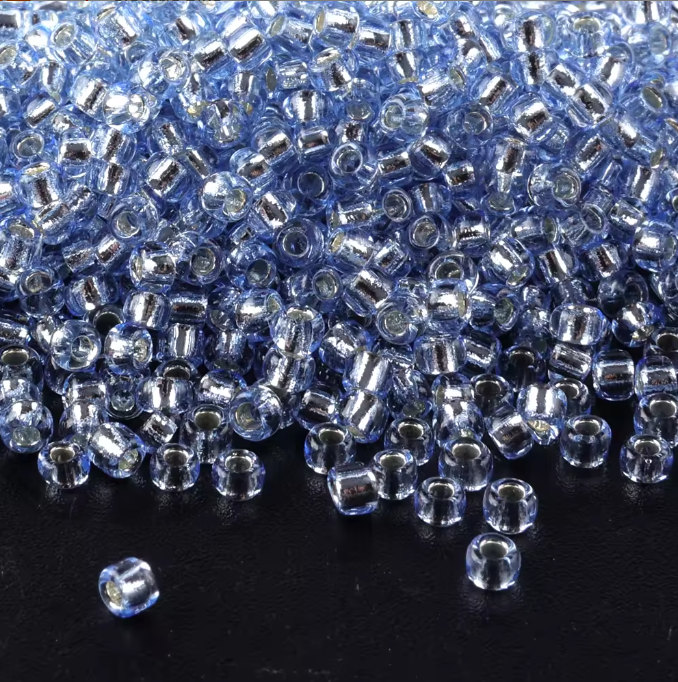 Seed Beads Size 11/0 - Sheer Ice