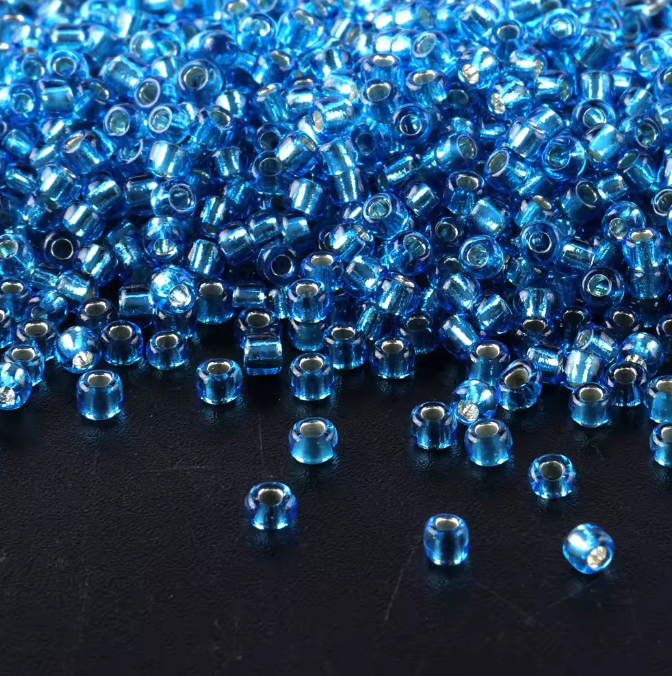 Seed Beads Size 11/0 - Sheer Fjord