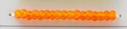 Transparent Seed Beads Size 11/0 - Orange