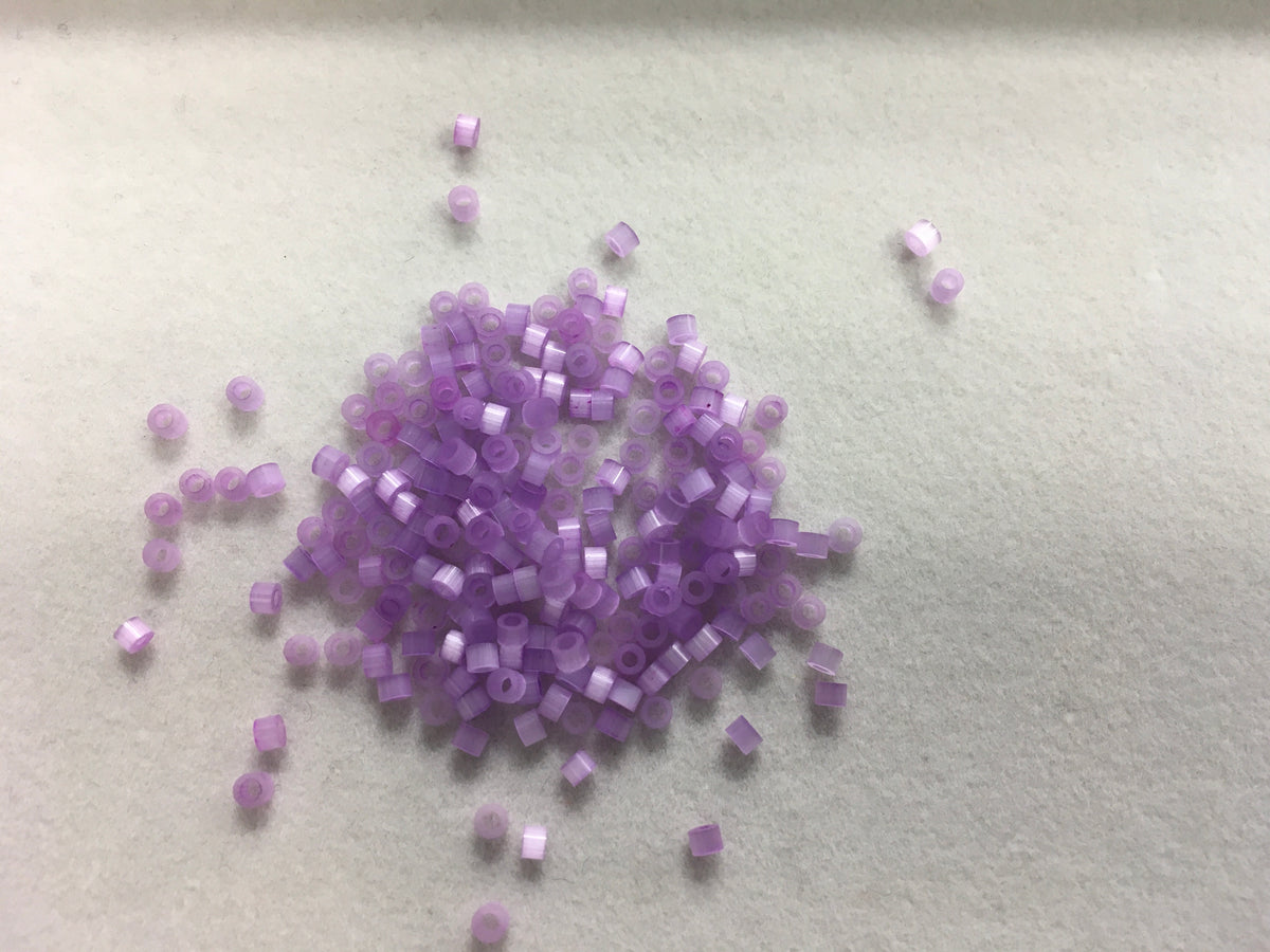 2.5mm Size 15/0 24g tube Cylindica Seed Beads Orchid