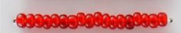 Transparent Seed Beads Size 11/0 - Strawberry
