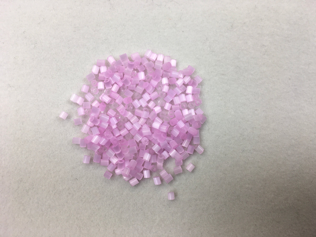 2mm Size 11/0 24g tube Cylindica Seed Beads Cotton Candy