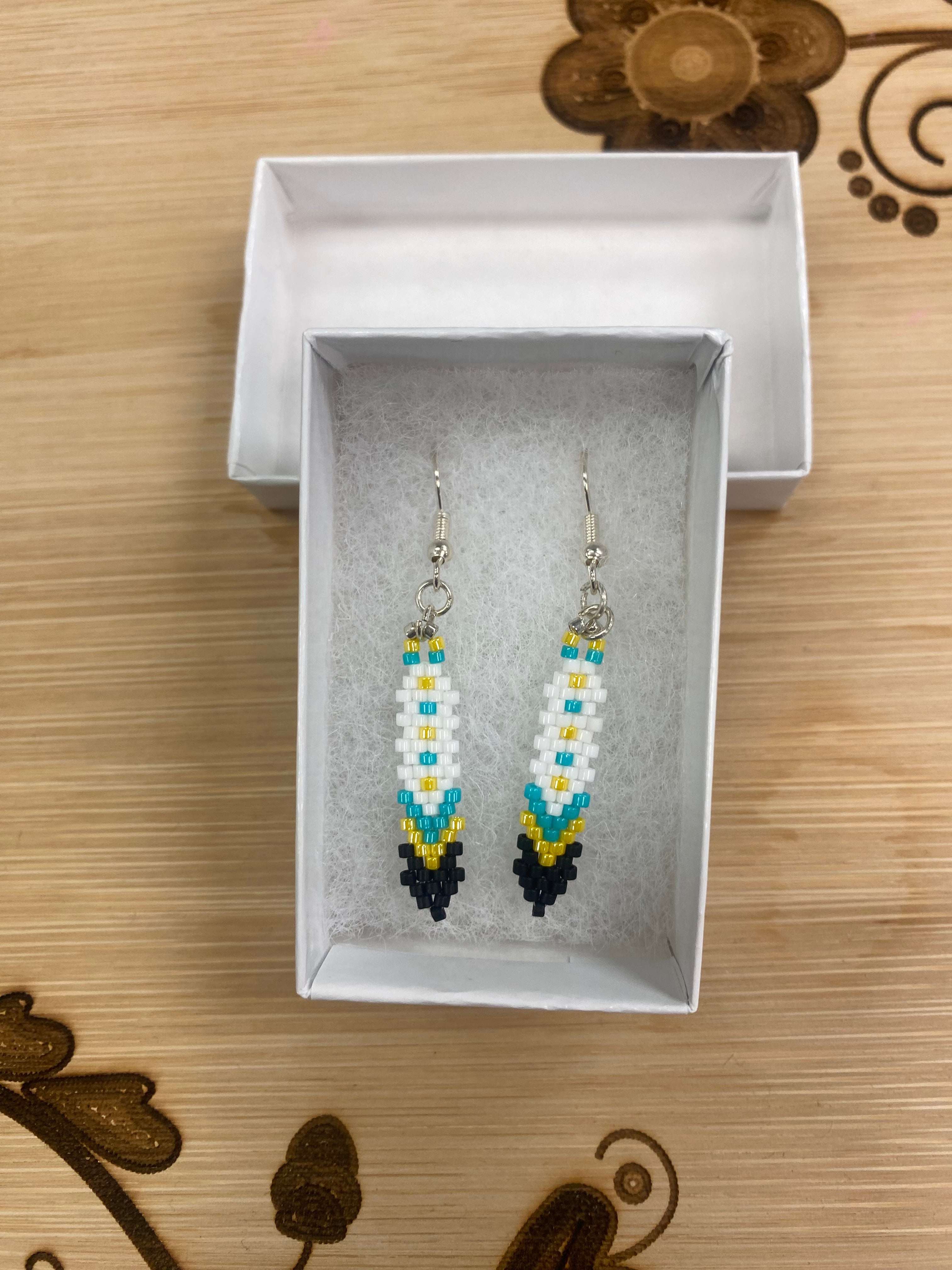 Kelly Vielle Feather Earrings