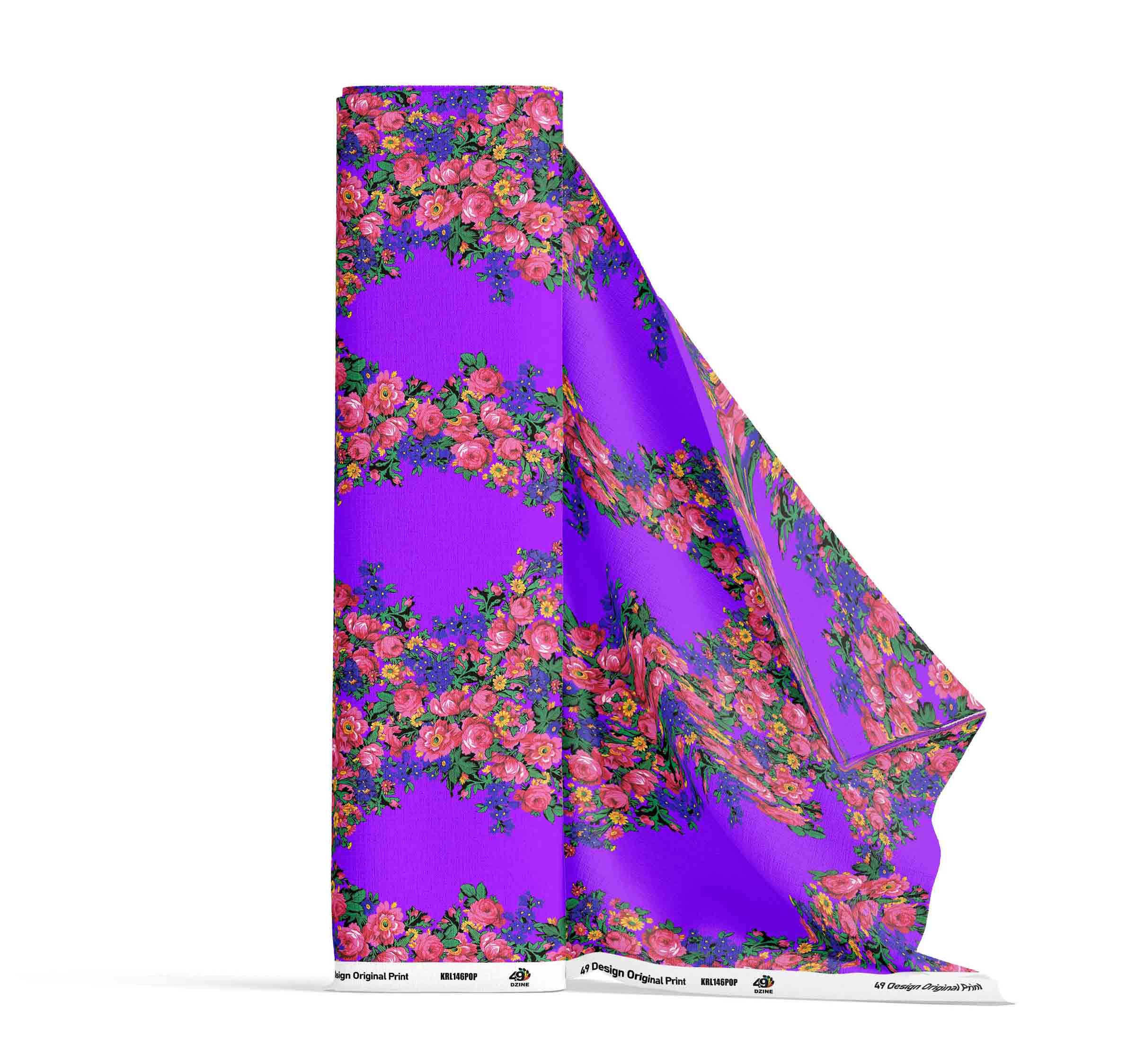 Kokum's Revenge Purple Cotton Poplin