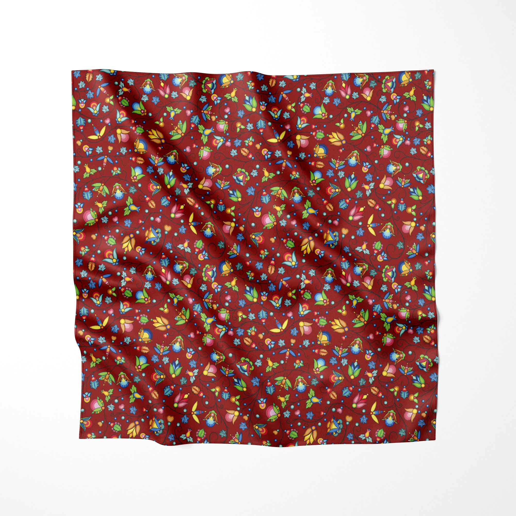 Prairie Plains Spirit Red Cotton Fabric