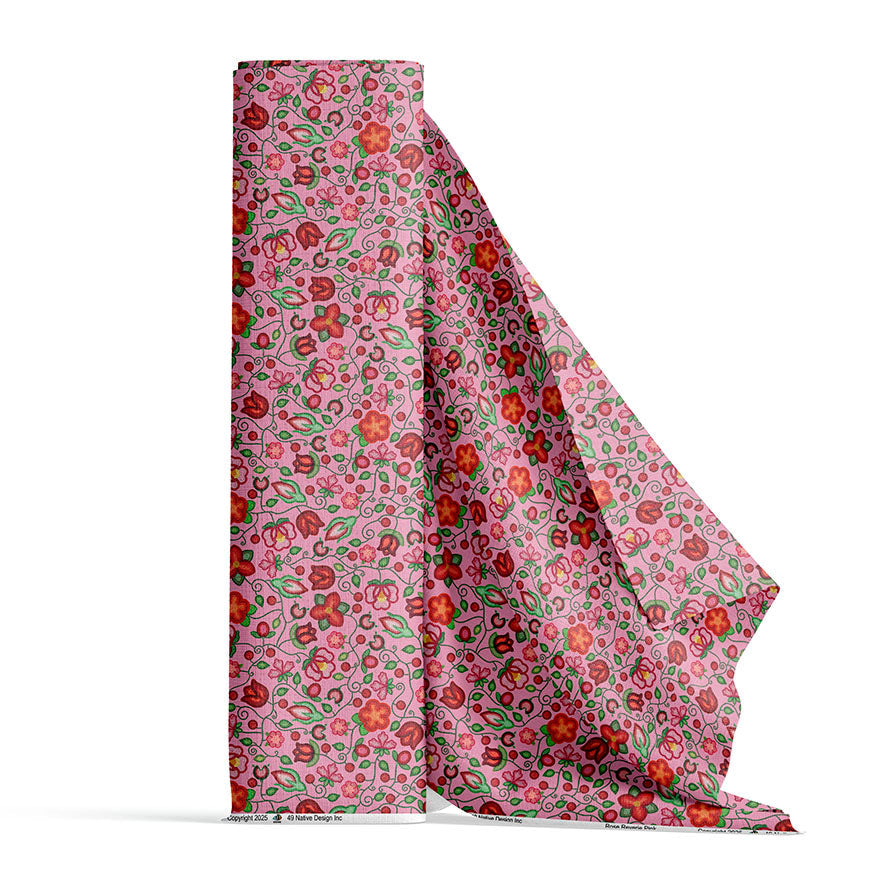 Rose Reverie Pink Cotton Poplin