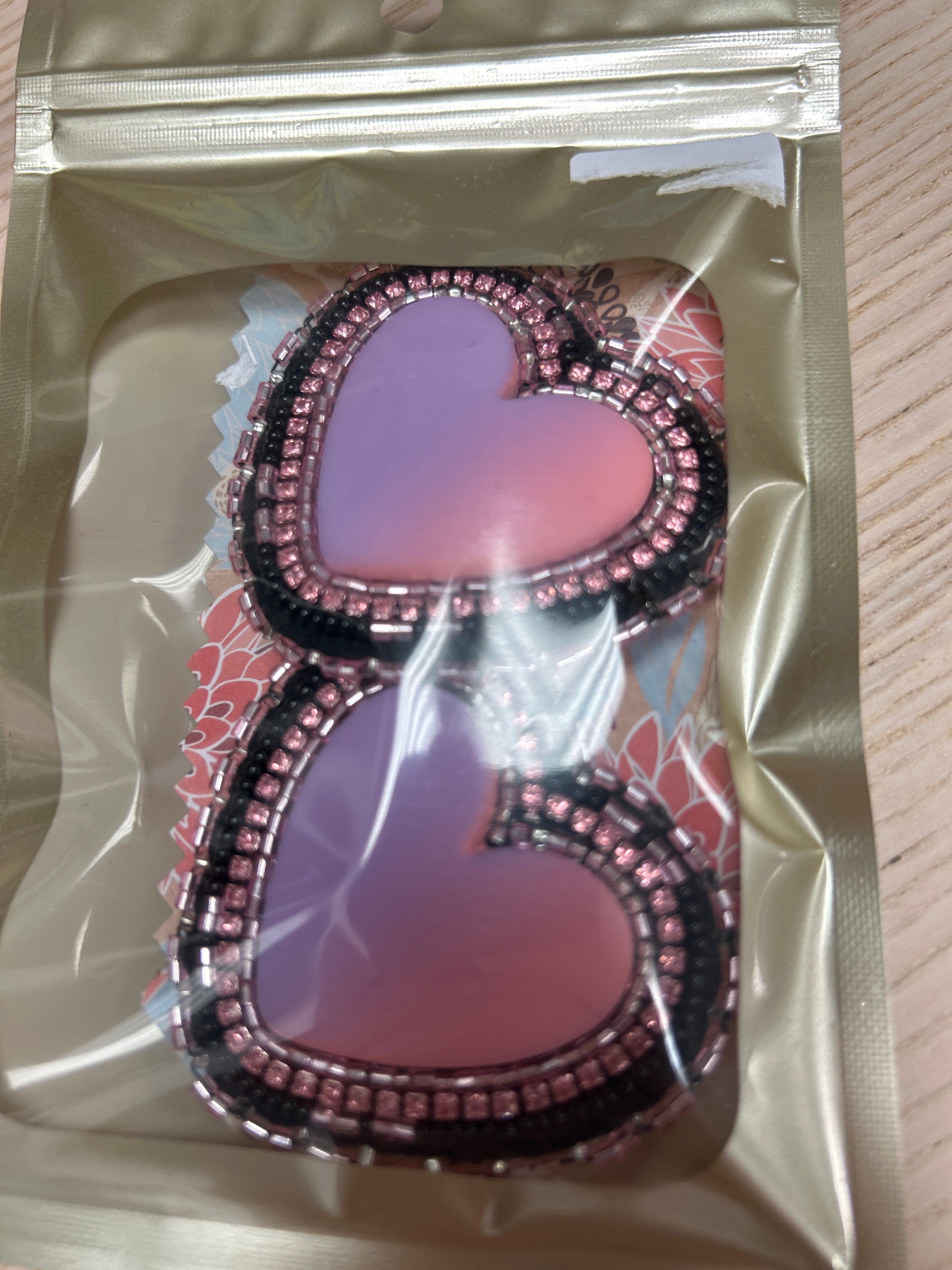 Mikey Runningbird Heart Earrings