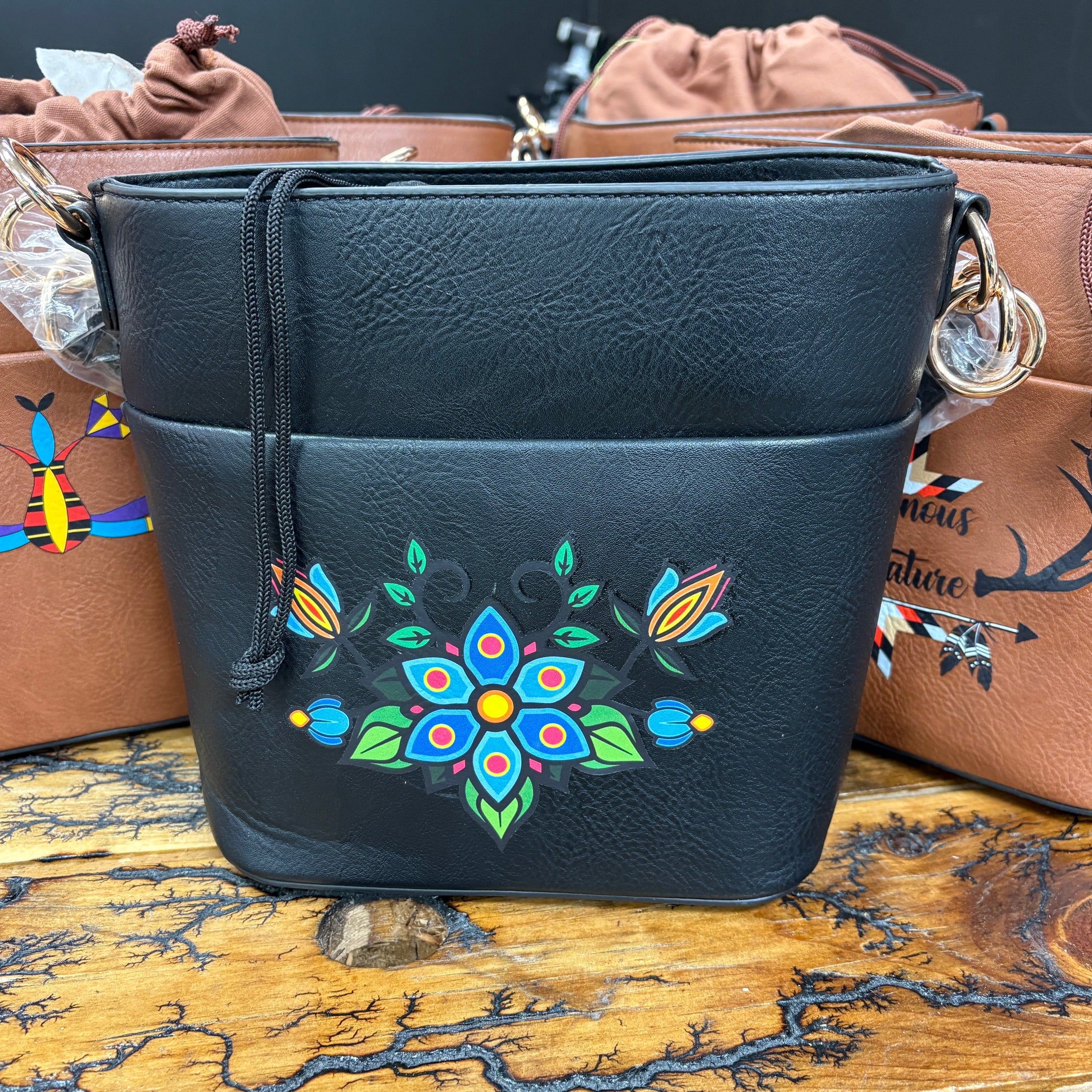 Embellished Leather Purse