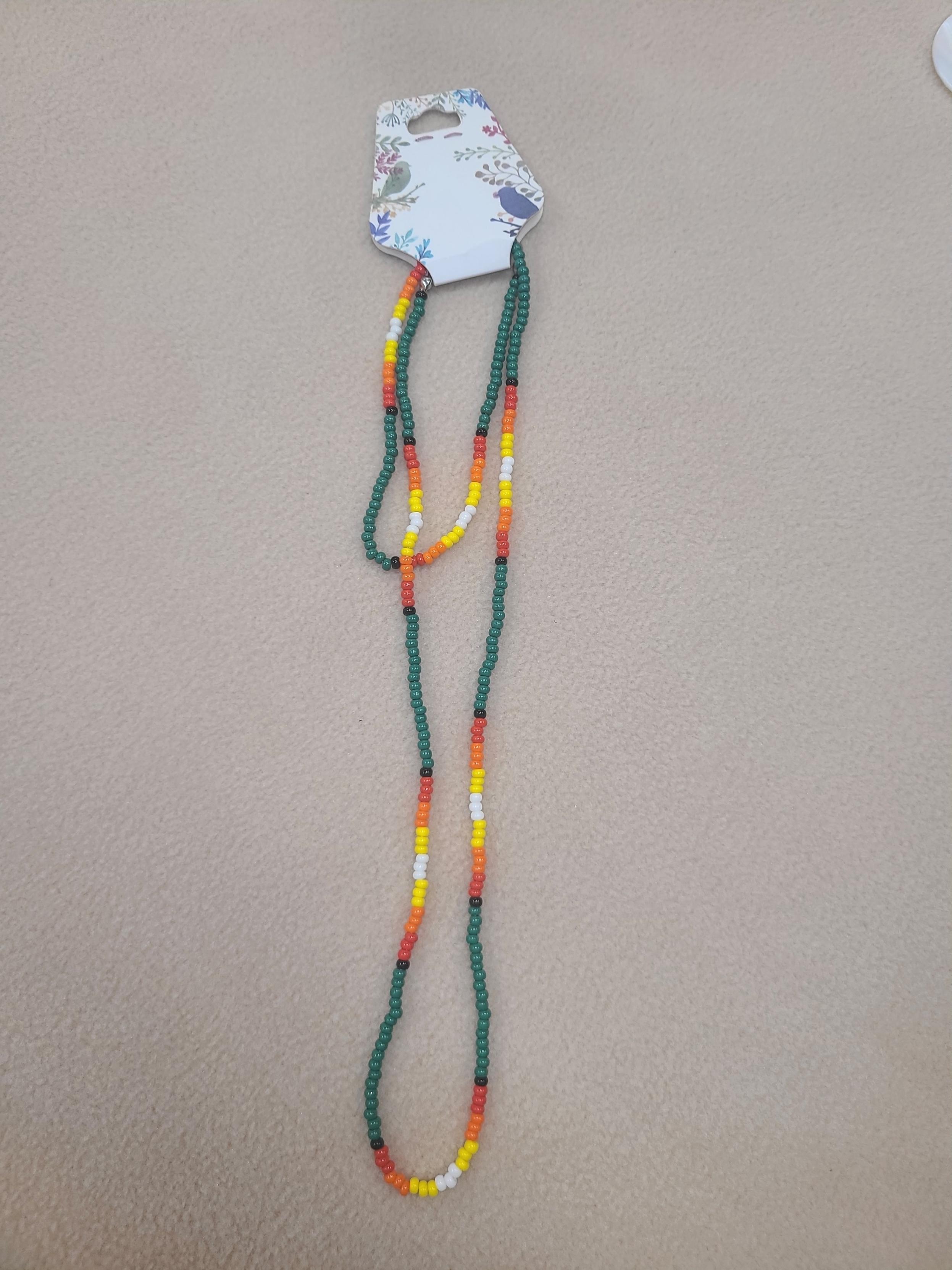 Kida Luttrell Seed Bead Necklace and Bracelet Set