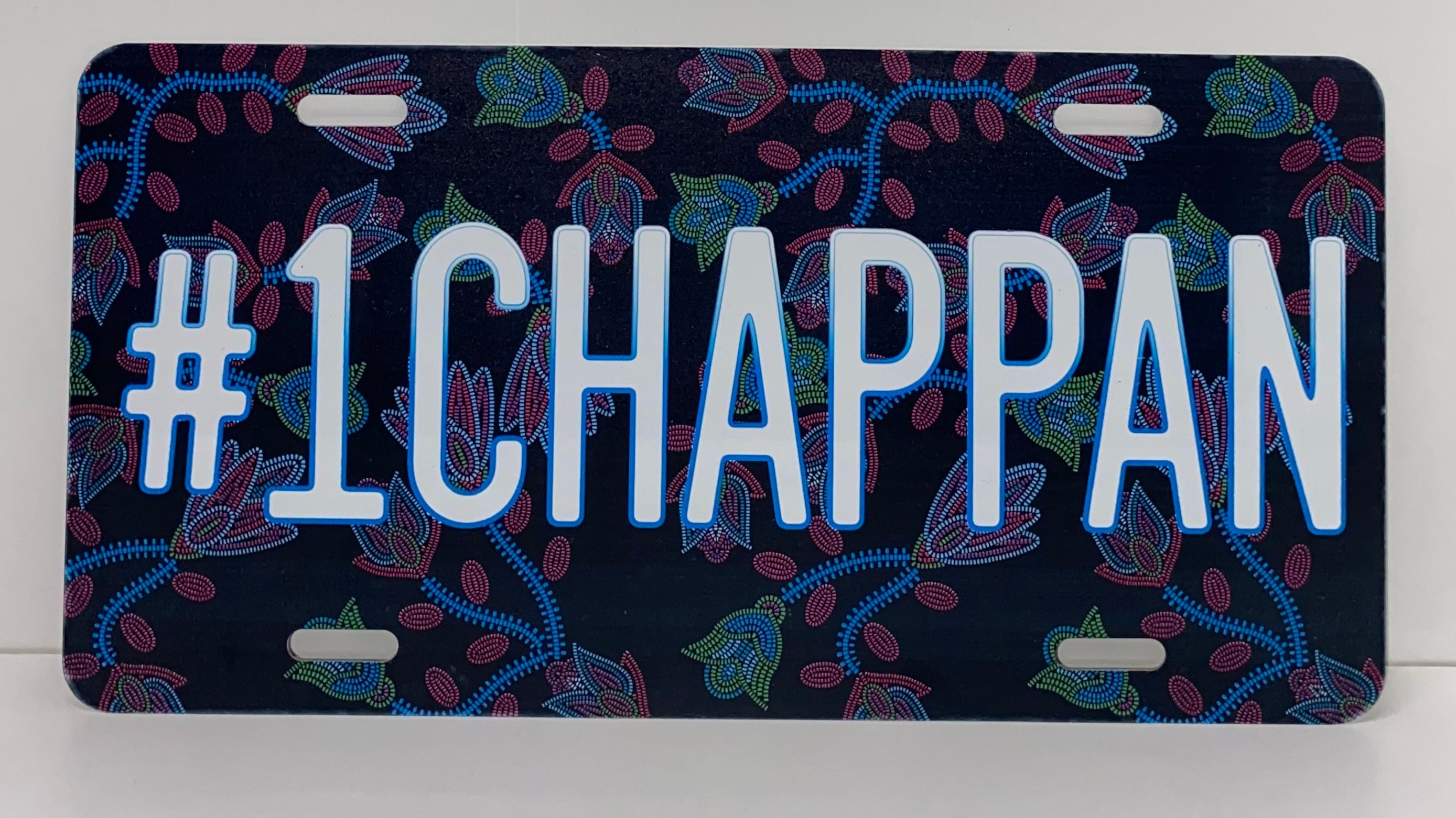 #1CHAPPAN Spring Blossoms Vanity Plate