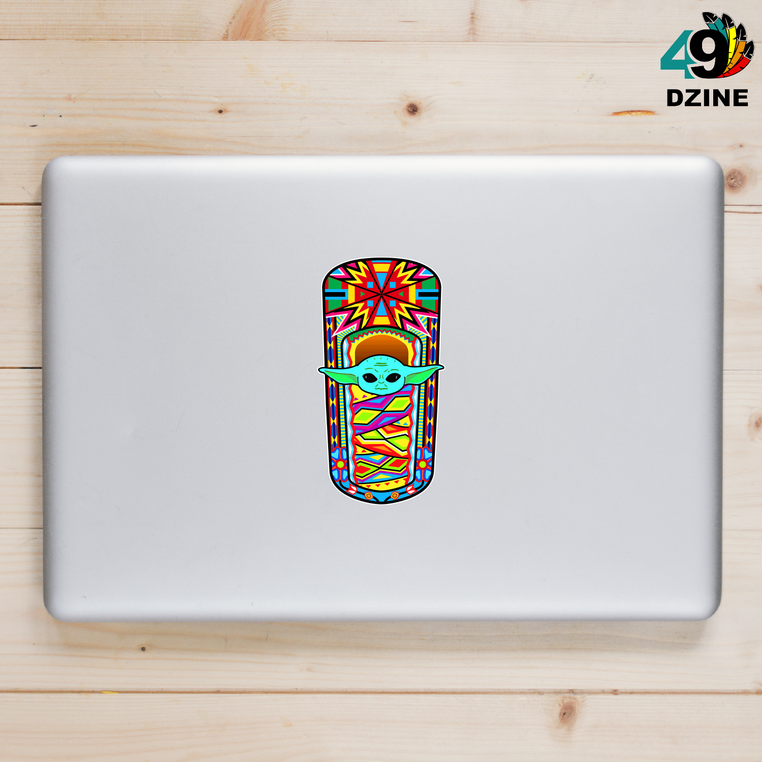 Tribal Baby Alien Sticker